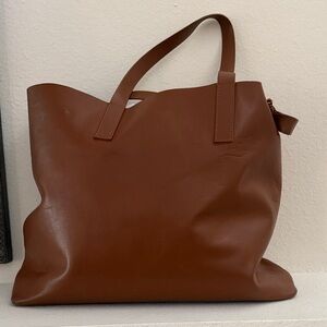 Everlane leather tote with dust bag